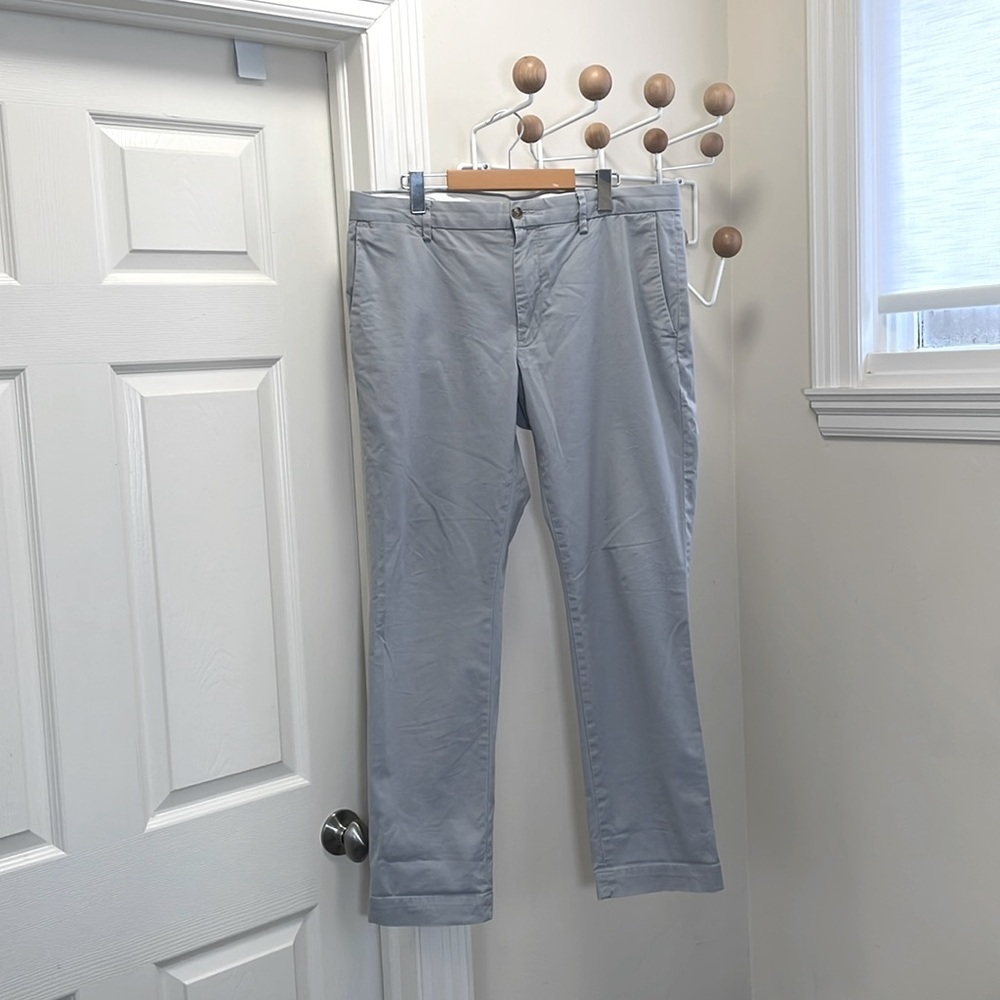 Ralph Lauren - Classic Stretch Slim Fit Chino Pants - Light Grey - 35x30